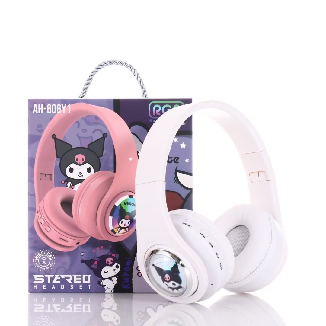 Nueva cápsula Koolomi auriculares Bluetooth de dibujos animados lindos auriculares estéreo de música computadora image 6