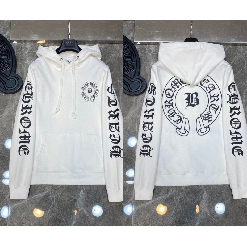 Chrome Heart Hoodie 克罗伈十字架连帽卫衣跨境宽松男女拉链帽衫|undefined
