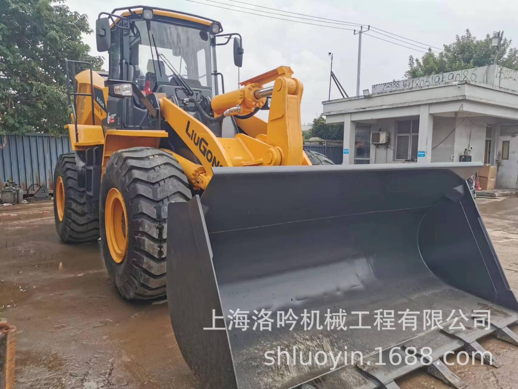 Exportación anual de comercio exterior de Turkmenistán de segunda mano Liu Gong 856H cargador / carretilla elevadora piloto de operación 600