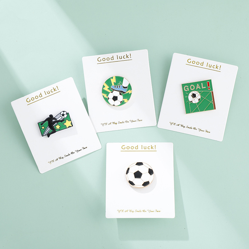 New Cartoon Creative Football Fans Commemorative World Cup Badge Bag Clothing All-match Small Gift Brooch New Cartoon Creative Football Fans Commemorative World Cup Badge Bag Clothing All-match Small Gift Brooch
