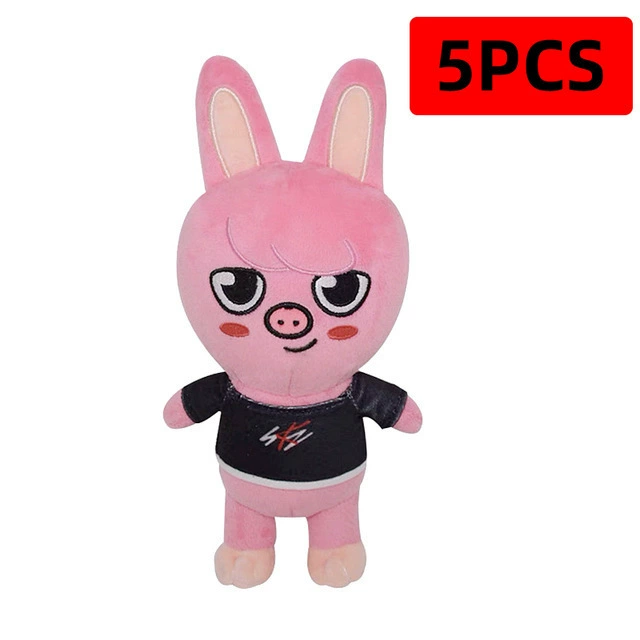 20см часы OOP ЛУШ ТВОЙС Стрей Кидз Cartoon Flat Plush Animal Plus