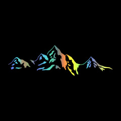 International trade foreign auto reflective mountain snow decoration rear window bumper sticker laptop