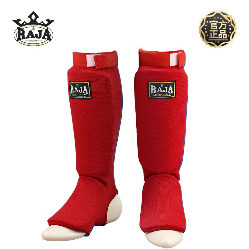 Thailand Raja Thai Boxing Men's and women's foot protection bare knitted one-piece leg protection loose combat calf protection boxing karate ankle protection