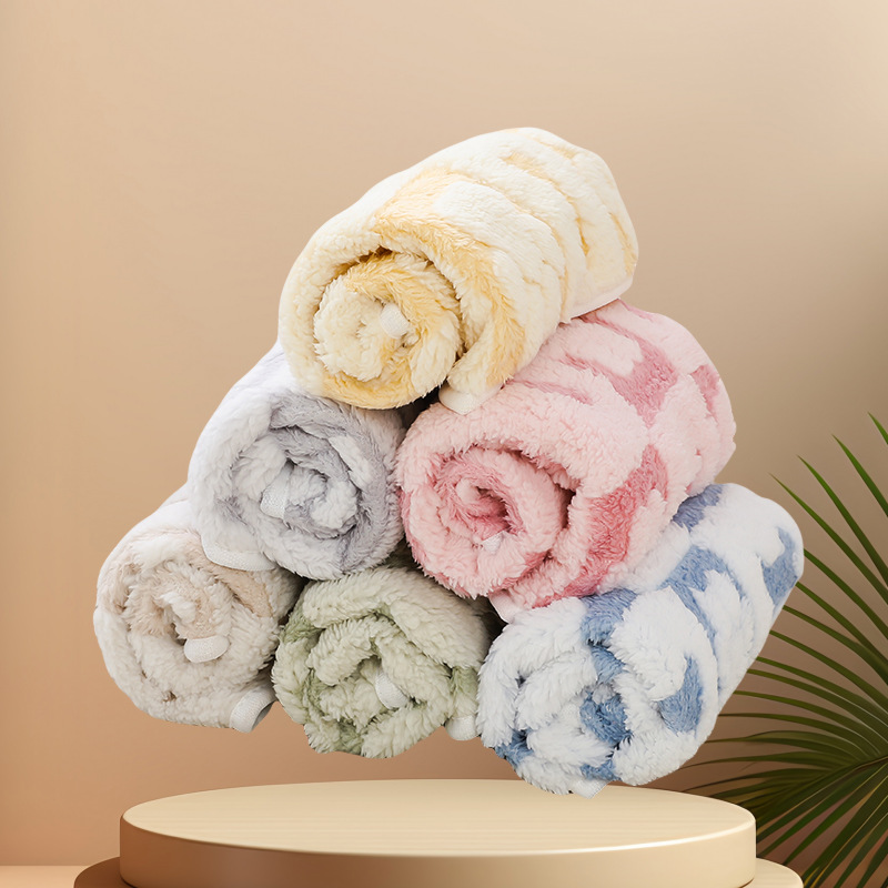 Manta para mascotas transfronteriza de invierno, felpa de doble cara, estera para mascotas, manta para perros en forma de conejo, manta súper suave