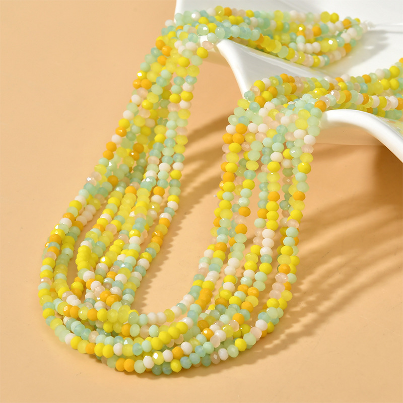 40g Weight Beads Jewelry Making Type Diameter 3mm Jewelry Making Size DIY Jewelry Accessories Classification 0.7mm Hole Size 165 Pieces Per Piece Quantity Artificial Crystal Material Solid Color Pattern Plating Design Simple Style Style 165 Pieces Per Piece Diameter 3mm 0.7mm Artificial Crystal Solid Color DIY Jewelry Accessories Beads 6