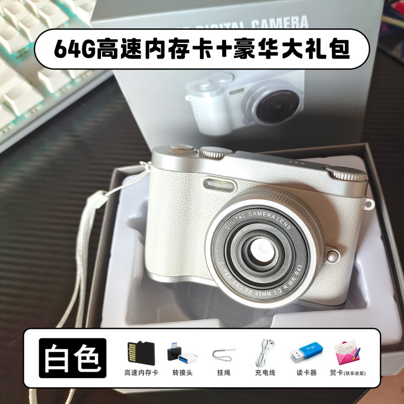 9600Wピクセルフリップスクリーンデュアルカメラデジタルカメラキャンパス学生ポラロイド写真撮影は携帯電話にアップロードできます|undefined