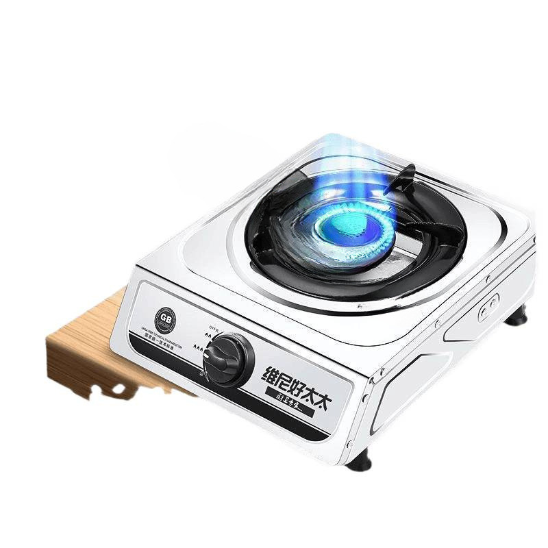 buena señora cocina de gas estufas de gas licuado doméstico tipo mesa estufas de gas antiguo fuego rápido estufas de cabeza única