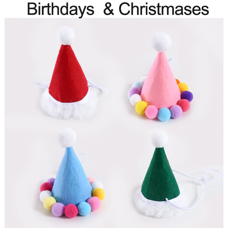 Mascota tridimensional princesa caballero sombrero de cumpleaños gato perro conejo ajustable sombrero de fiesta tocado accesorios de Navidad comercio exterior