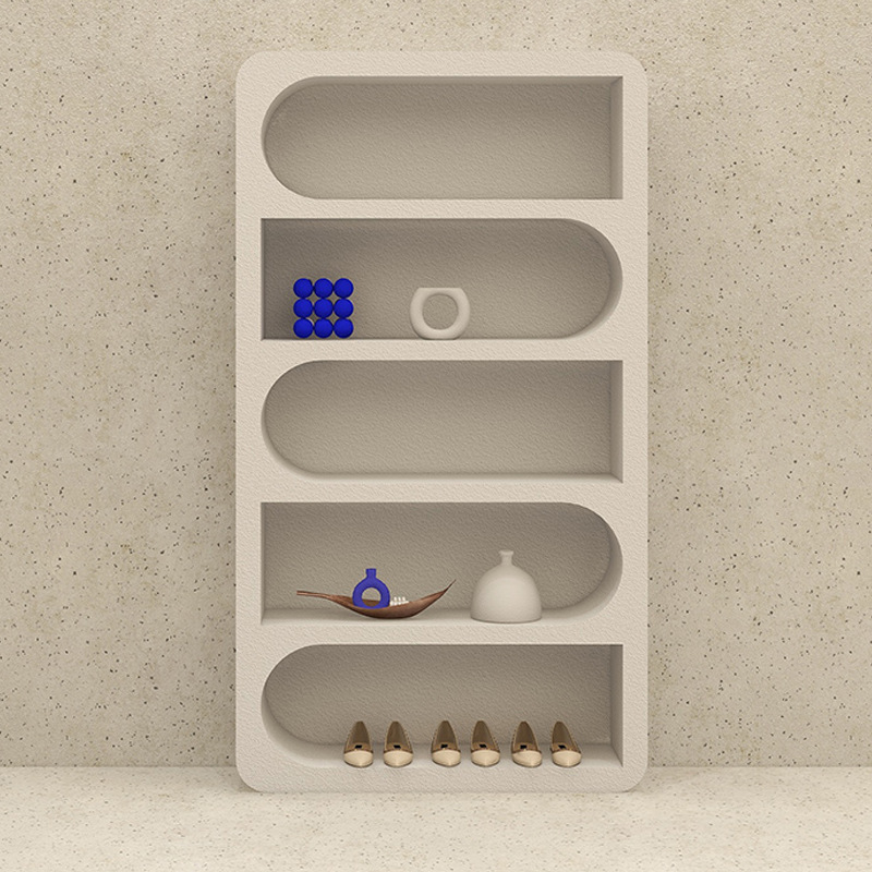 服装店中岛流水台鞋子包包饰品摆件展示架白色橱窗陈列摆台道具