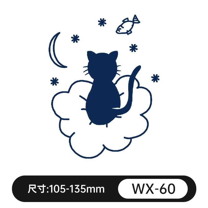 Waterproof fresh retroreflective herbal tattoo stickers for men and women, long-term effect