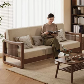 实木床;实木沙发;餐桌