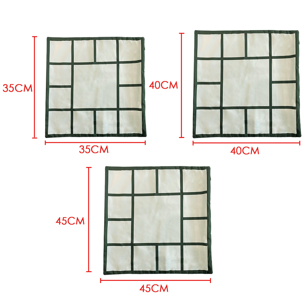 Fábrica directa transferencia térmica poliéster almohada moda almohada sin almohada blanco material al por mayor