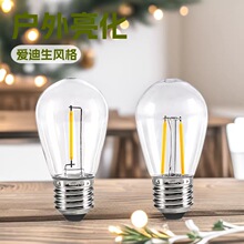 S14PC户外防水亮化氛围灯泡LED节日灯IP65+120℃耐高温｜跨境｜