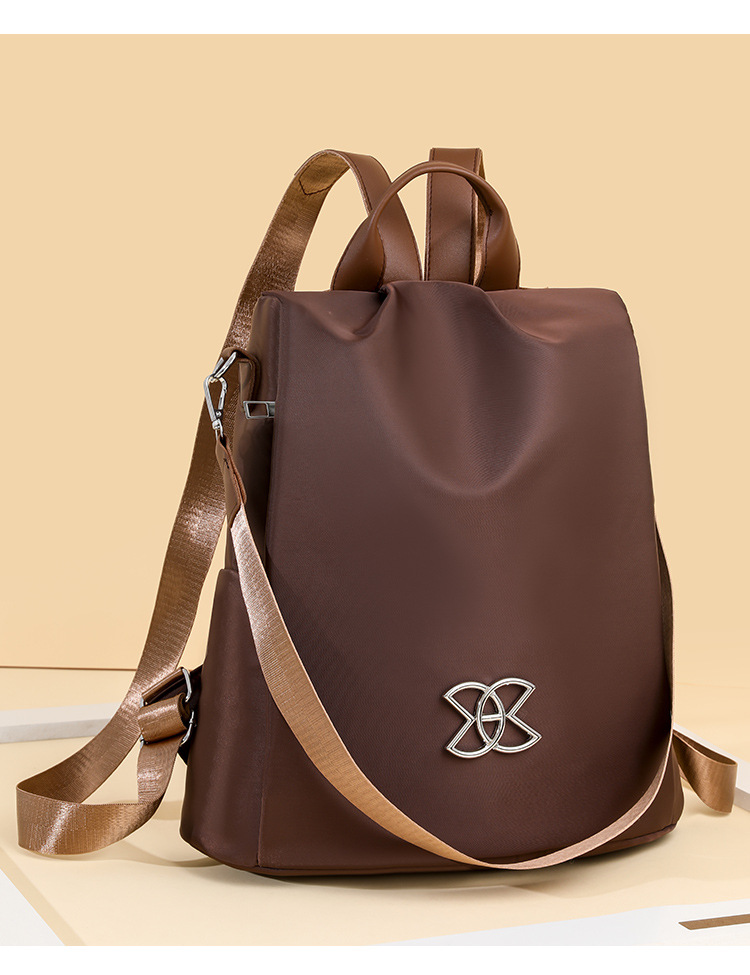 Weiblicher 2024 neuer Trend Oxford-Stoff leichter atmungsaktiver modischer lässiger Damen-Diebstahlschutz-Rucksack_voghion.com