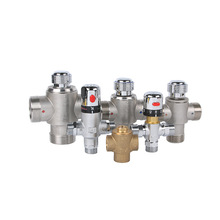 恒温混水阀太阳能恒温阀 热水器自动恒温控制阀管道恒温阀不锈钢