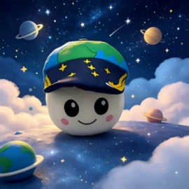 现货跨境新品Rise plush阿尔忒弥斯二号Artemis II吉祥物太空毛绒