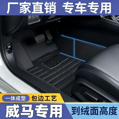 Suitable for Weima E5 and Weima EX5 models; waterproof, wear-resistant, and easy-to-clean car floor mats