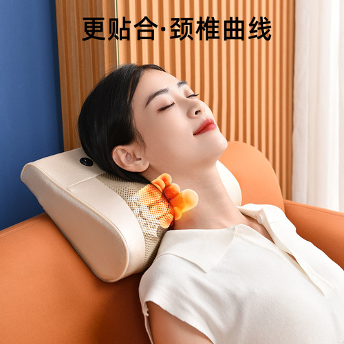 Neck Massager Waist Massager Shoulder and Neck Pillow Back Support Cushion Full-Function Household Inflatable Car Electric
