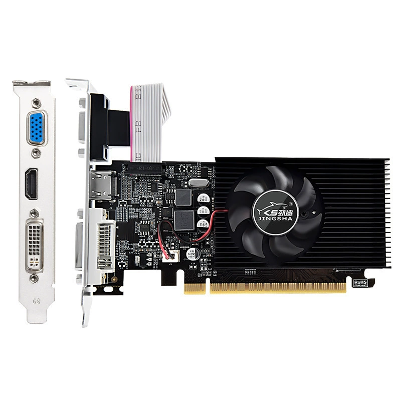Новый GT730 4G независимая видеокарта GDDR3 флеш-карта полугоризонтальная видеокарта