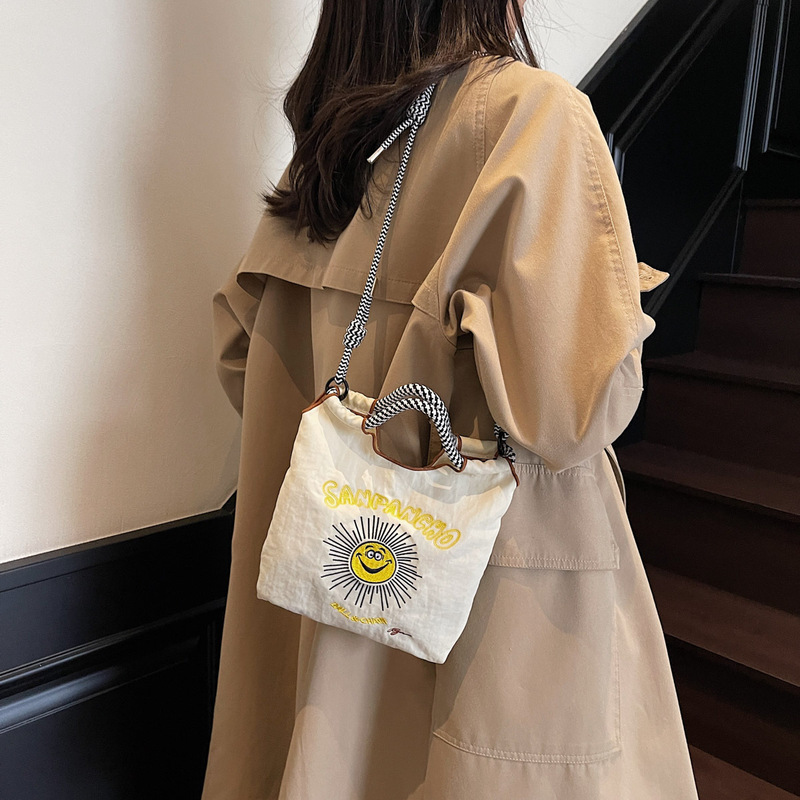 2025 New Embroidered Crossbody Bag Korean Style Fashion Easiest for Match Women's Small Bag Handbag Shopping Bag Embroidered Mini Bag 2025 New Embroidered Crossbody Bag Korean Style Fashion Easiest for Match Women's Small Bag Handbag Shopping Bag Embroidered Mini Bag