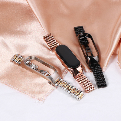 apply millet Bracelet 3/4/5/6 Wrist strap millet currency nfc Five generations intelligence Metal steel strip Watch strap