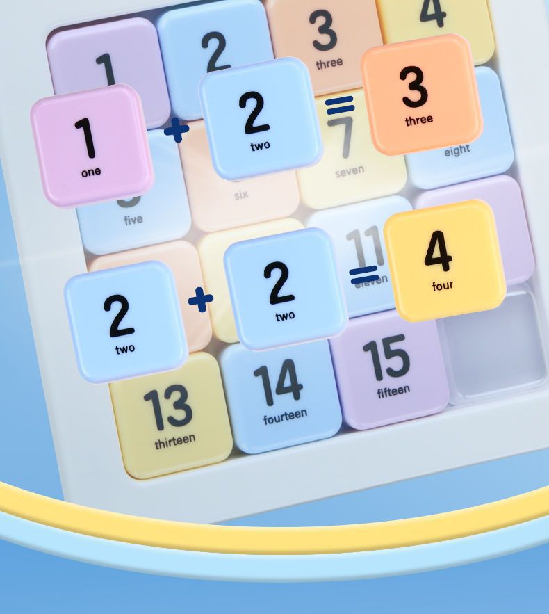 Rompecabezas de bloques deslizantes magnéticos para niños, rompecabezas de matemáticas de carretera Huarong, juguetes educativos interactivos, juegos de mesa divertidos, regalo para niños