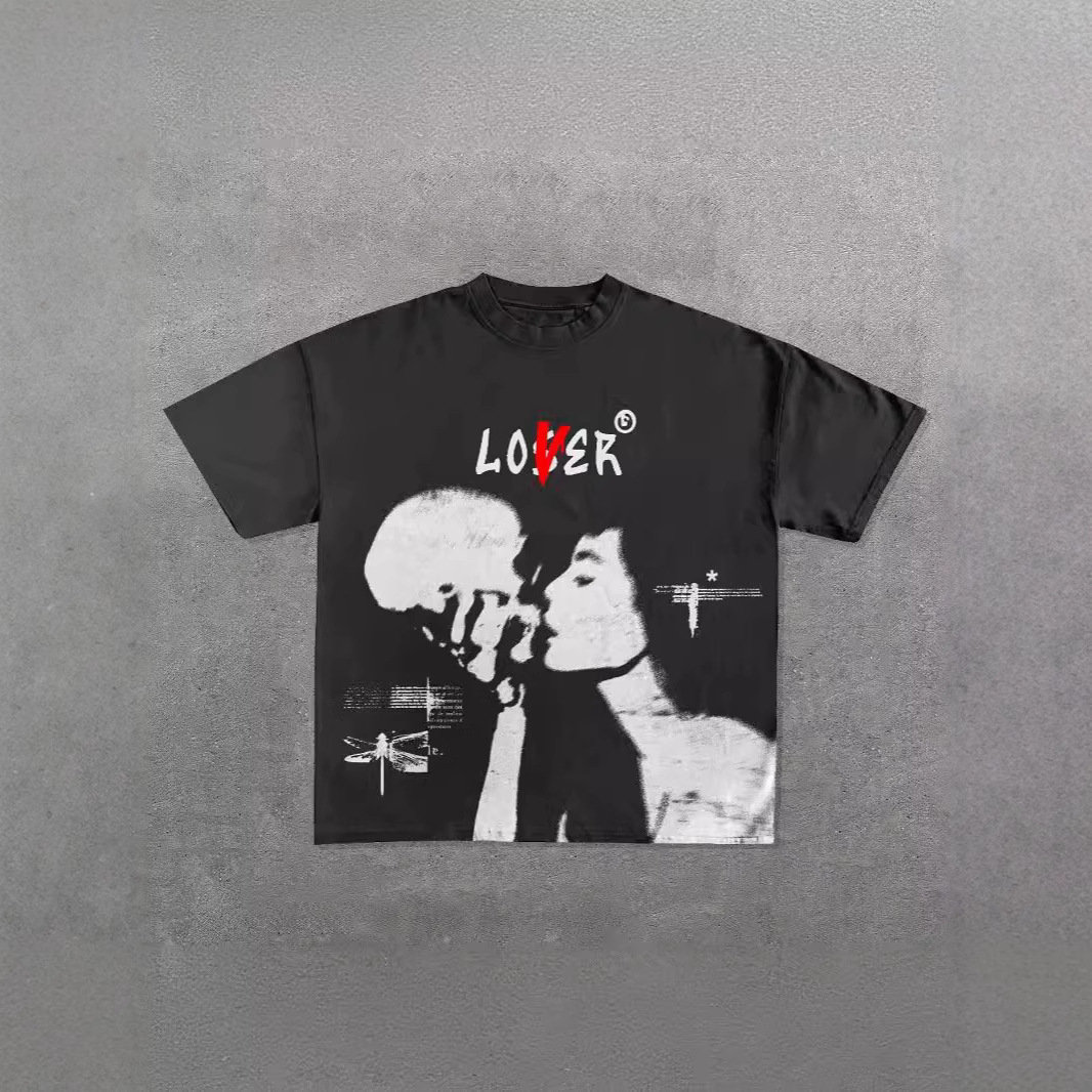 Cross-Border Summer New Men's 3D Printed Casual Fashion Short-Sleeved T-Shirt