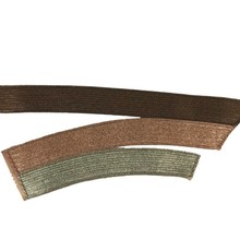 定制鞋面半成品加工鞋材金属PU抽条刺绣绳绣凉鞋配件拖鞋饰品爆款