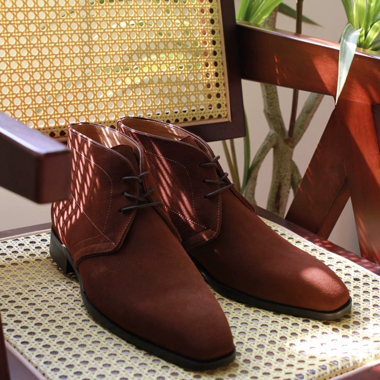 Поколение новых ботинок на шнуровке с квадратной головкой, повседневные мужские британские анти-бархатные ботинки из воловьей кожи, увеличенный костюм, мужские Дерби