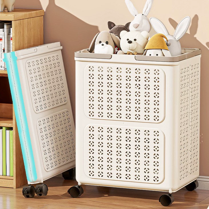Laundry basket, foldable storage basket