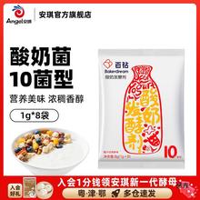 安琪百钻酸奶发酵10型双歧杆益生粉家用乳酸种发酵剂8g