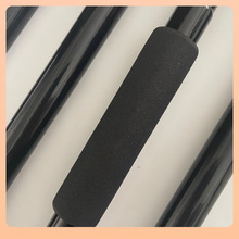 ✅亚马逊25mm喷塑铁杆塑料螺纹连接杆子工具四节分支缩口拖把杆配