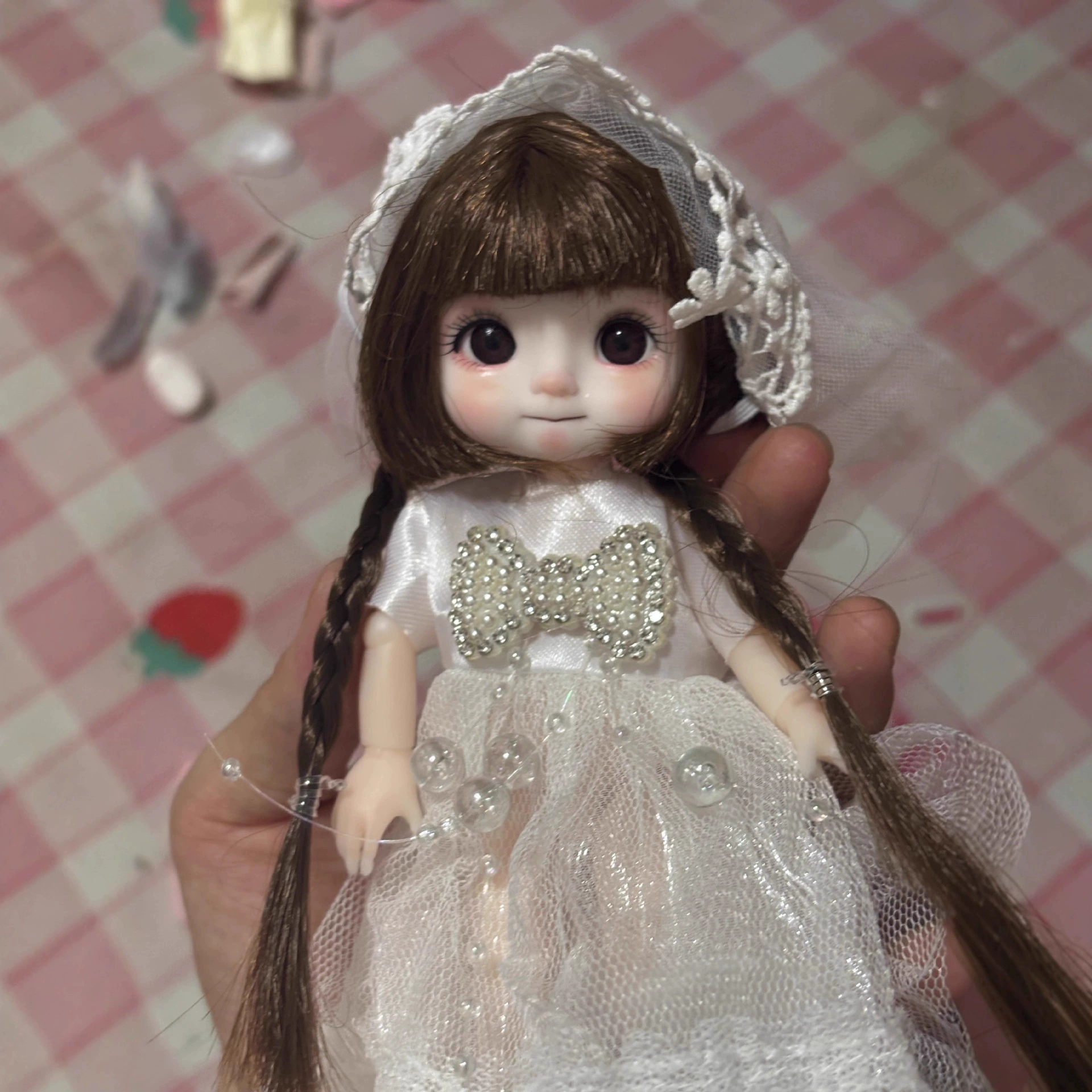 Милая кукла для переодевания, игрушка, 17 см, 3D