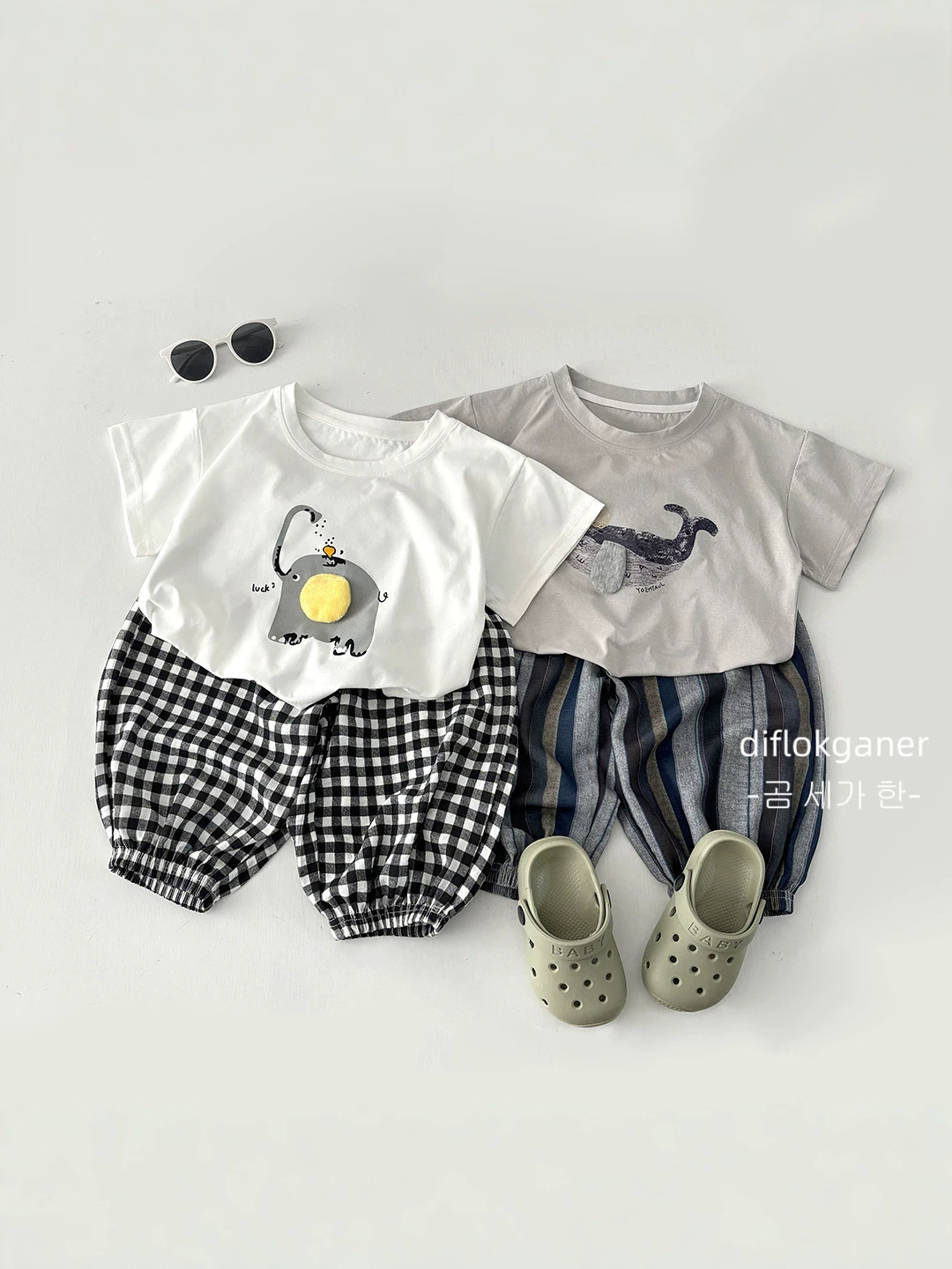 Summer cartoon trousers