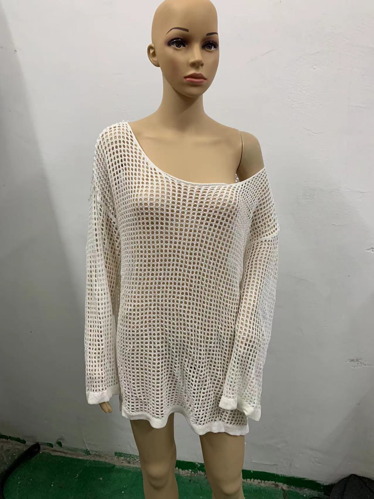 Nylon, Polyester Fabric Type Women's Solid Color Casual Sexy Cover Ups
