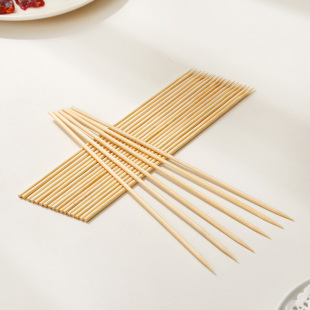 Disposable bamboo stick 20cm * 3.0mm barbecue stick roast sausage chicken fillet fried string balls bamboo stick starch sausage utensils
