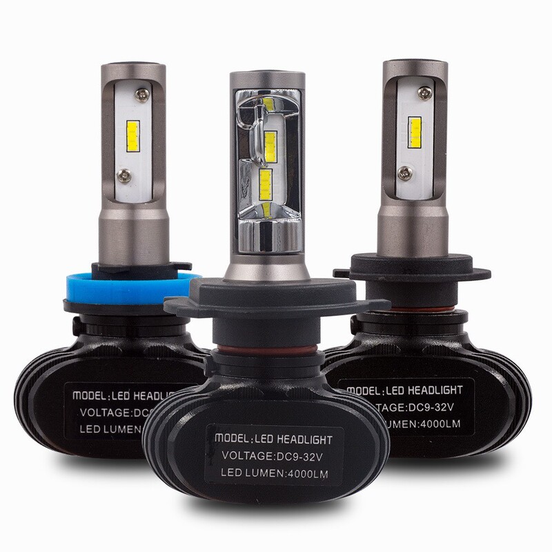 Noble S1 car LED headlight fanless integrated H4 far and near light 4000LM headlight headlight headlight