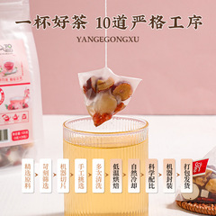 桂圓紅棗女神六寶茶25包養生秋冬女神花茶三角包茶包居家辦公常備