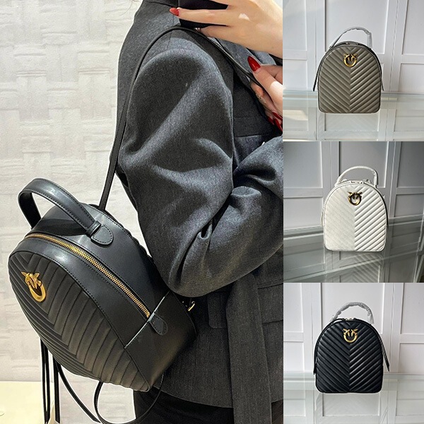 2024 New Pinko Swallow Bag Sheepskin Backpack Single Shoulder Crossbody Women's Bag Backpack Dropshipping 2024 New Pinko Swallow Bag Sheepskin Backpack Single Shoulder Crossbody Women's Bag Backpack Dropshipping