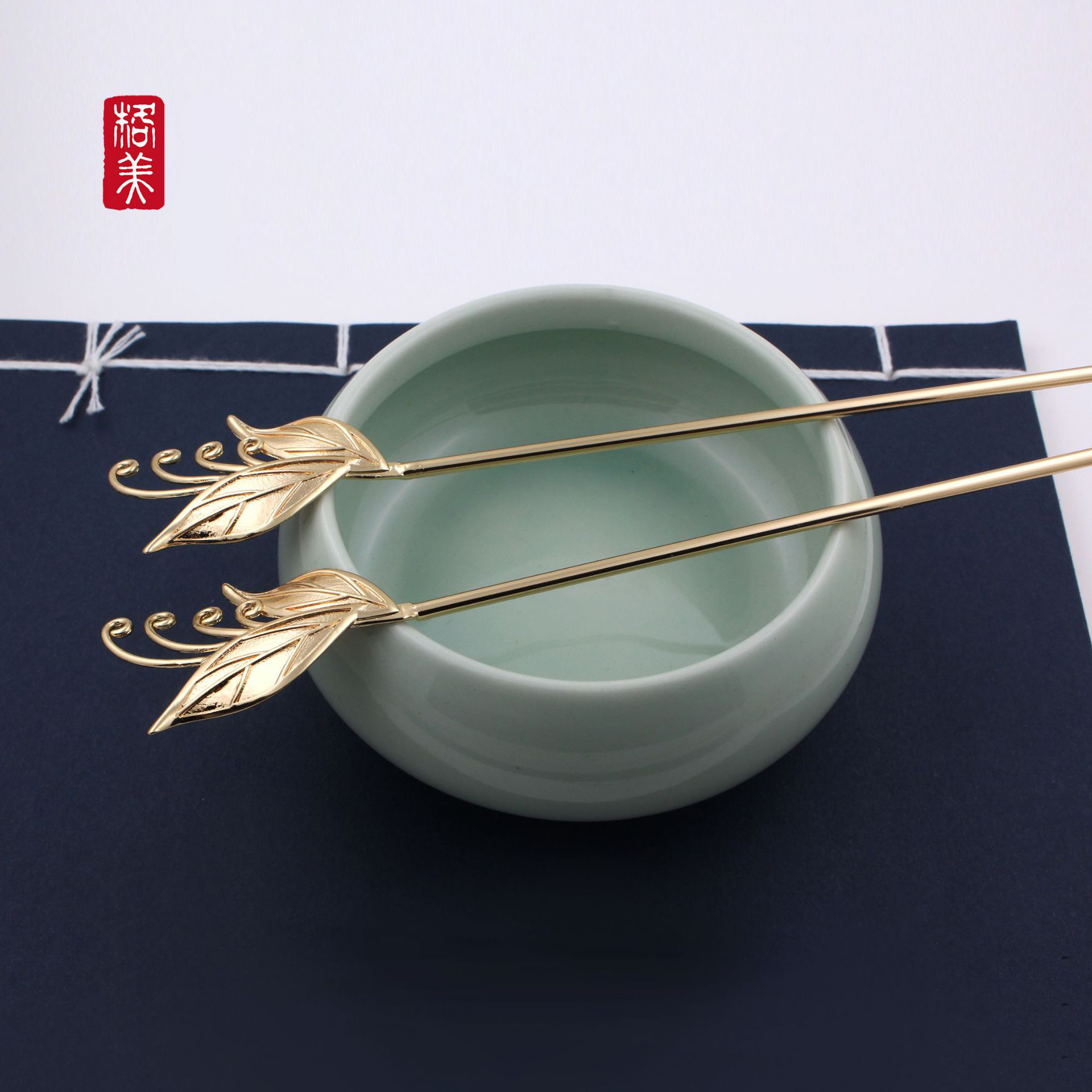 古风汉服头饰配件174*30MM宫廷头饰步摇树枝盘发神棍发簪 diy发饰-阿里巴巴