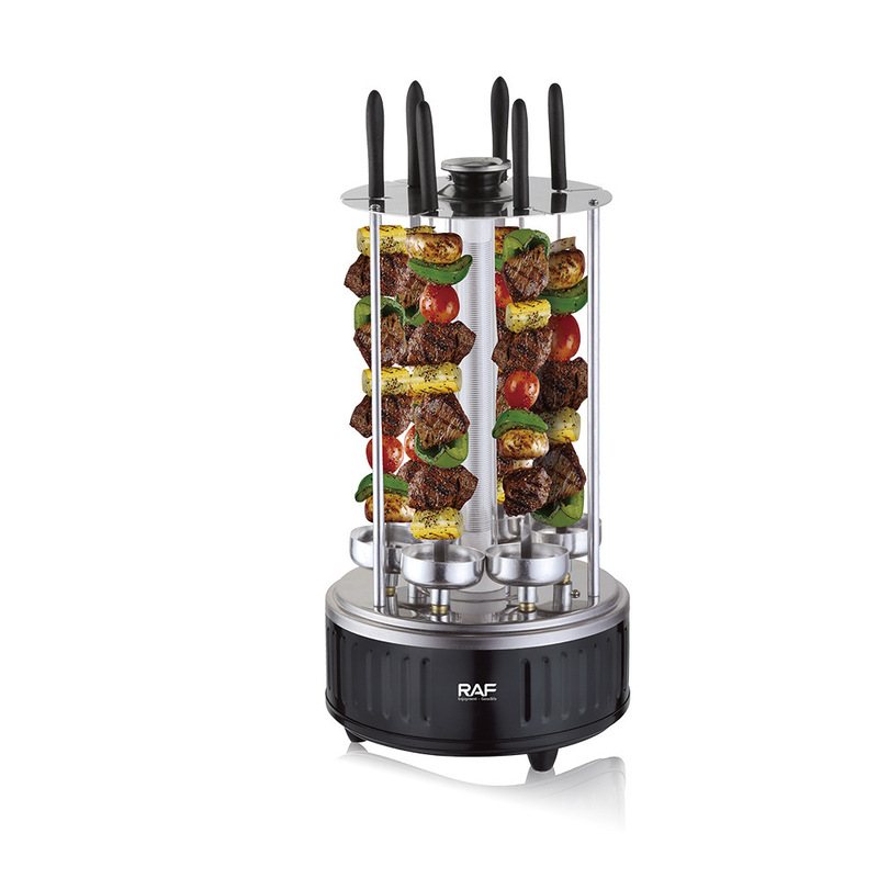RAF ヨーロッパ規制クロスボーダーバーベキューステーキ串焼き機家庭用多機能揚げ物オールインワン無油煙炭グリル|undefined