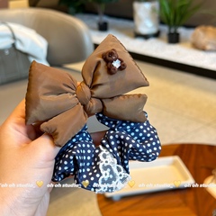 【oh oh】超好看美式复古撞色泡泡蝴蝶结波点发圈小熊ins发绳发饰