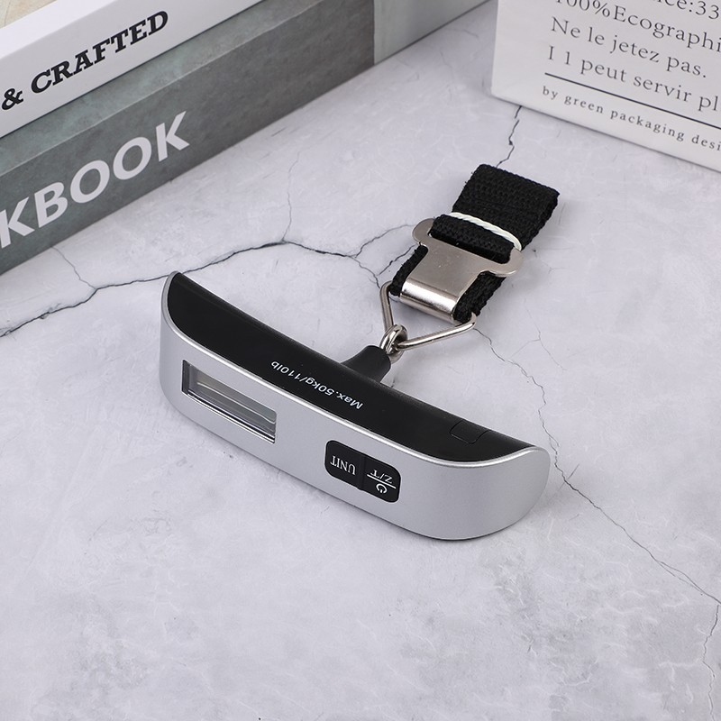 50kg Wholesale Home Use Black Portable Handle Scale 50kg Mini Handheld Scale Portable Electronic Scale Small Fishing Scale Express Delivery