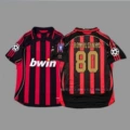 06-07 UCL Champions AC Home #80 Ronaldinho + Patch