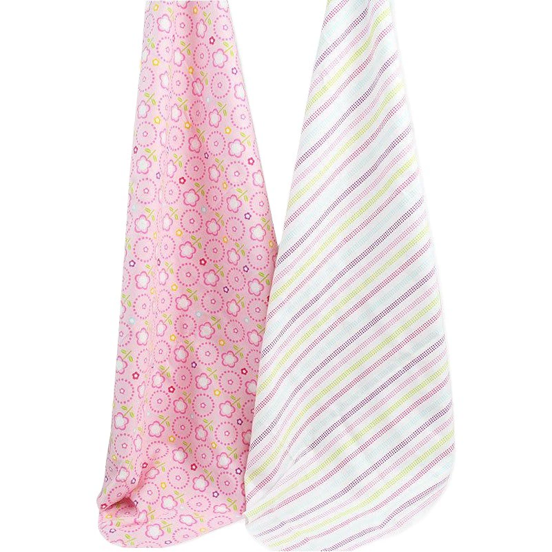 Хлопковое фланелевое флисовое детское одеяло из хлопкового фланеля с принтом, 4 шт., пеленальное одеяло, простыни Kolaco