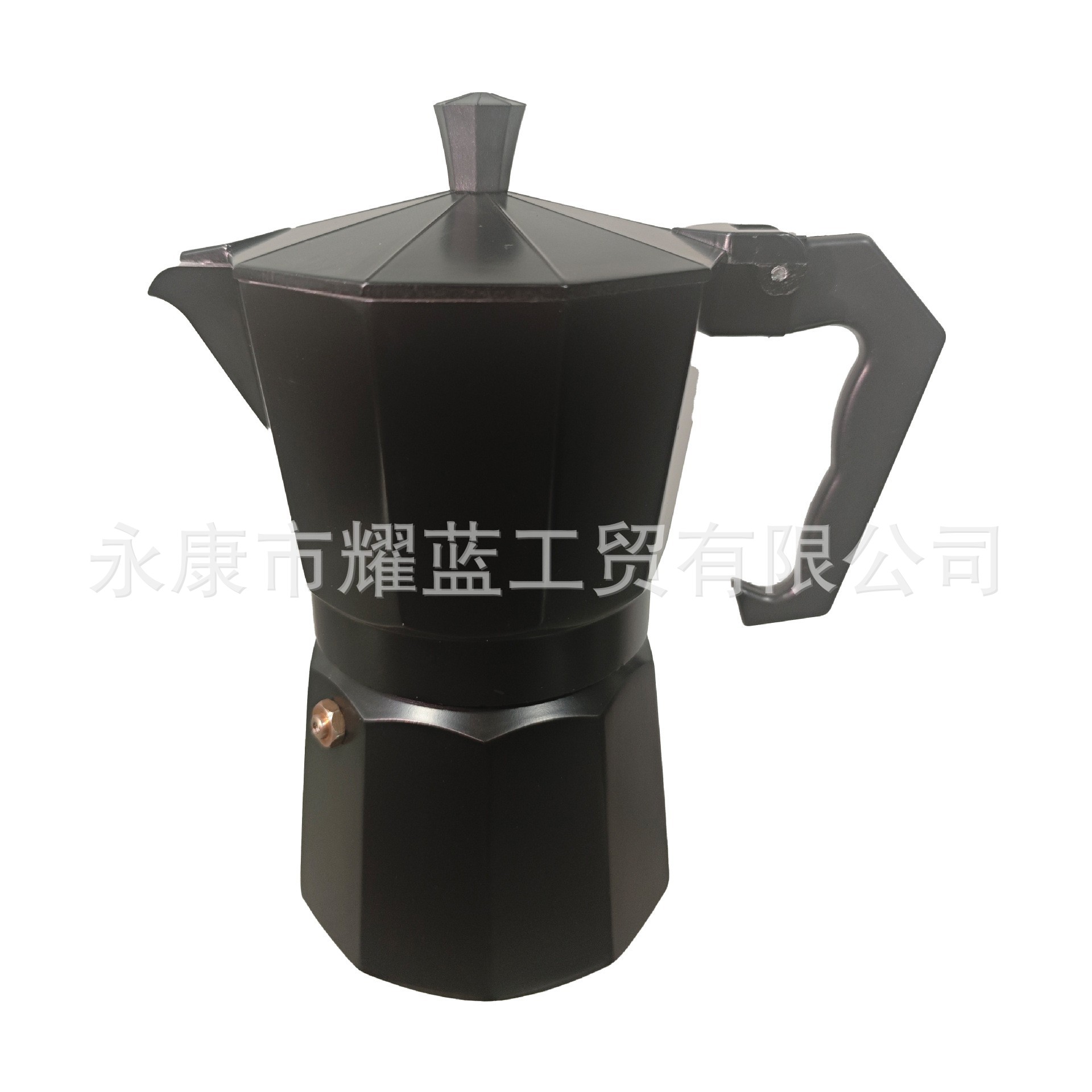 Cafetera Moka de Aluminio con Válvula Única para Hogar y Exteriores