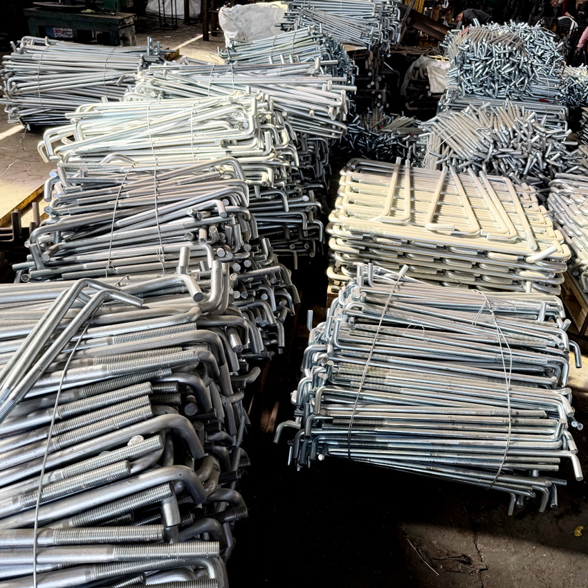 钢结构地脚螺栓高强度焊板9字猫爪 L型预埋地脚螺杆现货供应