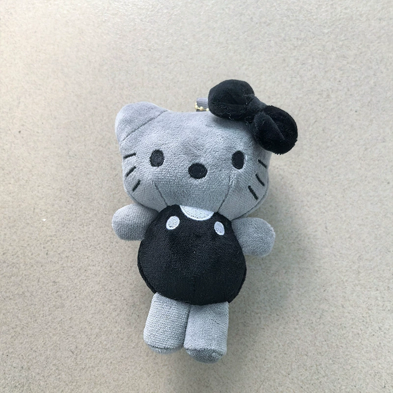 Подвеска из плюша (Hangcai Toys) Браслет-подвеска Hello Kitty Overalls, 12 см, цепочка из бусин или подвеска в форме сердца