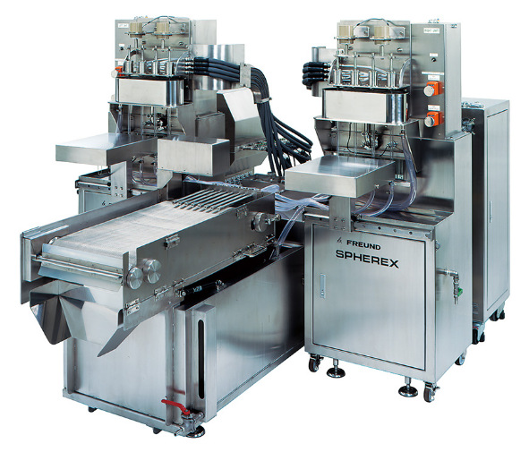 日本freund无缝迷你胶囊制造设备SPHEREX®