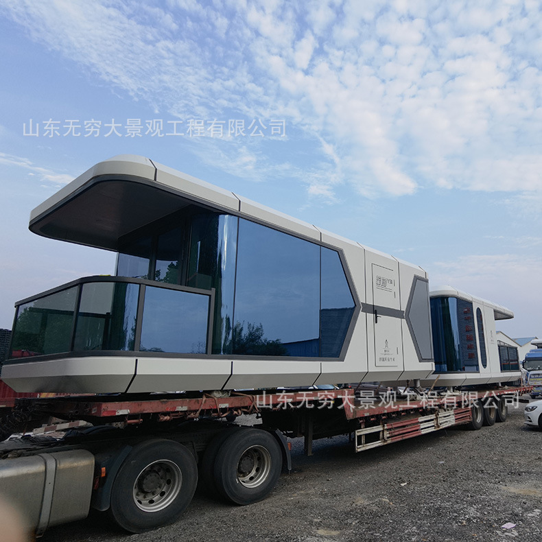 Espacio creativo al aire libre cápsula B & B nuevo punto escénico rural atracción turística edificio tecnología sentido espacio cápsula fabricante